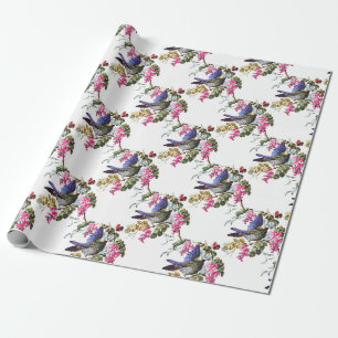 Vogelpatroon Cadeaupapier