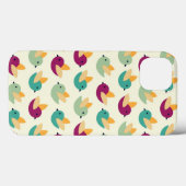 Vogelpatroon Case-Mate iPhone Case (Achterkant (horizontaal))