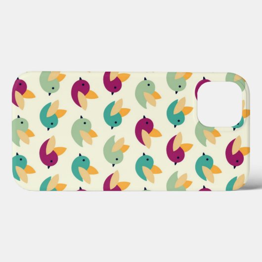 Vogelpatroon Case-Mate iPhone Case (Achterkant (horizontaal))