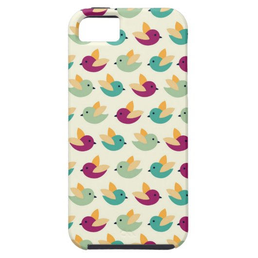 Vogelpatroon Case-Mate iPhone Case (Achterkant)