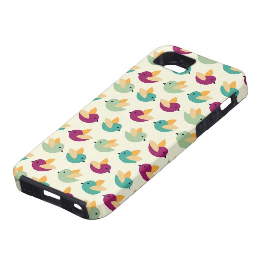 Vogelpatroon Case-Mate iPhone Case (Onderkant)
