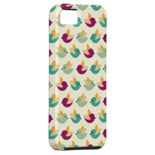 Vogelpatroon Case-Mate iPhone Case (Back/Rechts)