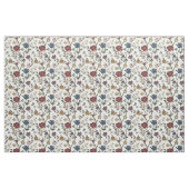 vogelpatroon en bloemen stof (Fat Quarter)