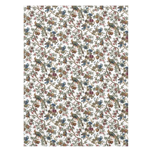 vogelpatroon en patroon van Pomegranaat Tafelkleed (Voorkant)