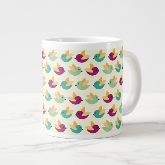 Vogelpatroon Grote Koffiekop (Voorkant rechts)