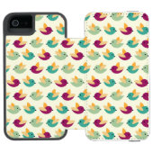 Vogelpatroon Incipio iPhone Portemonnee Hoesje (Agenda Open)