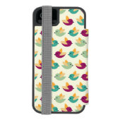 Vogelpatroon Incipio iPhone Portemonnee Hoesje (Agenda Achterkant)