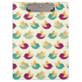 Vogelpatroon Klembord (Voorkant)