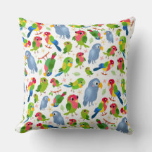  vogelpatroon, kleurrijk parkietpatroon