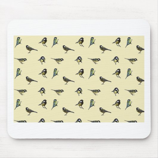 Vogelpatroon Muismat (Voorkant)