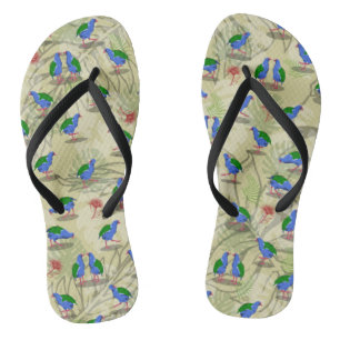 Vogelpatroon Takahe NZ Teenslippers
