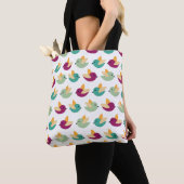 Vogelpatroon Tote Bag (Dichtbij)