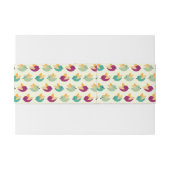 Vogelpatroon Uitnodigingen Wikkel (Achterkant Voorbeeld)