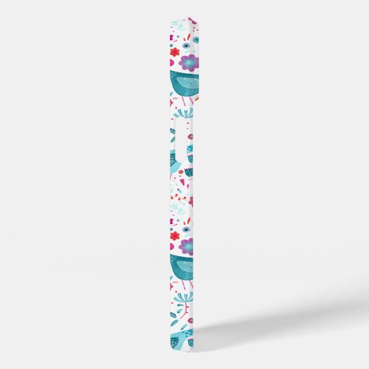 Vogelpatroon Waterverf Case-Mate iPhone Case (Achterkant / Rechts)