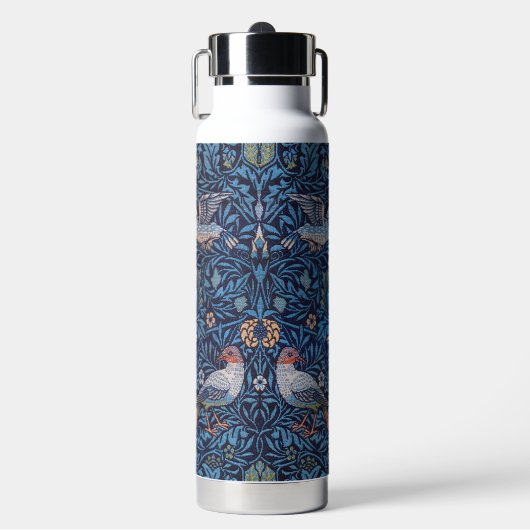 Vogelpatroon, William Morris Waterfles (Voorkant)