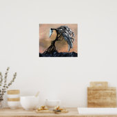 Vogelpersoon Poster (Keuken)