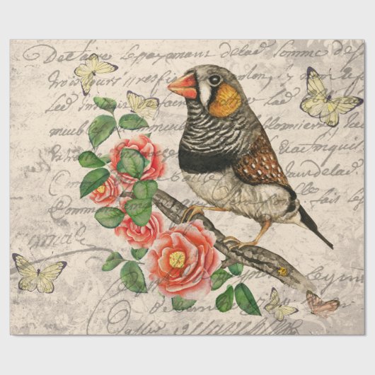  vogelpest Butterflies Ephemera ontkoppeling Cadeaupapier (Vlak)