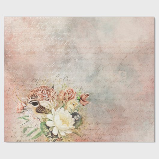 vogelpest cadeaupapier (Vlak)