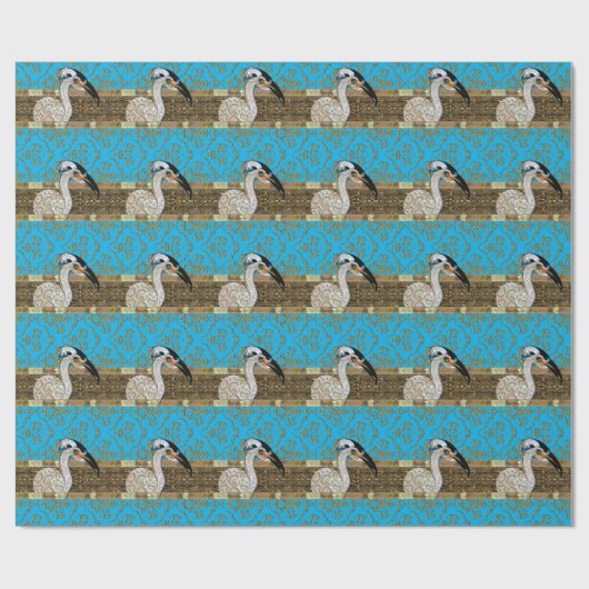 vogelpest cadeaupapier (Vlak)