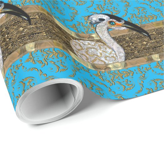  vogelpest cadeaupapier (Rol Hoek)