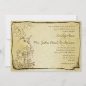 vogelpest - goudmetaalperkamentweddenschap kaart (Voorkant)