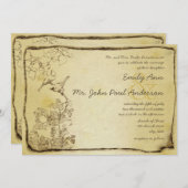 vogelpest - goudmetaalperkamentweddenschap kaart (Voorkant / Achterkant)