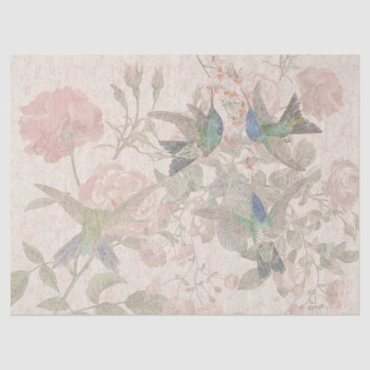 vogelpest Roos Vloerweefsel papier (Voorkant)