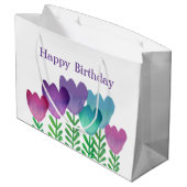  vogelpest Waterverf Groot Cadeauzakje (Achterkant Gekanteld)