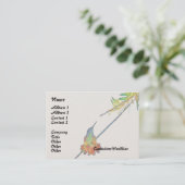 vogelpest Wilde flora Visitekaartje (Staand voorkant)