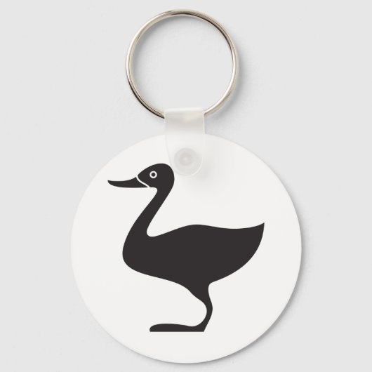 Vogelpictogram Sleutelhanger (Voorkant)