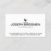 vogelpictogram visitekaartje (Achterkant)