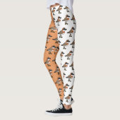 vogelpikbare siberische zandverstuiver leggings (Links)