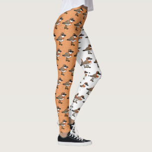 vogelpikbare siberische zandverstuiver leggings