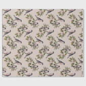 vogelplukpapier cadeaupapier (Vlak)