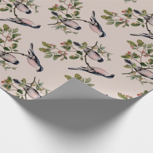  vogelplukpapier cadeaupapier (Hoek)