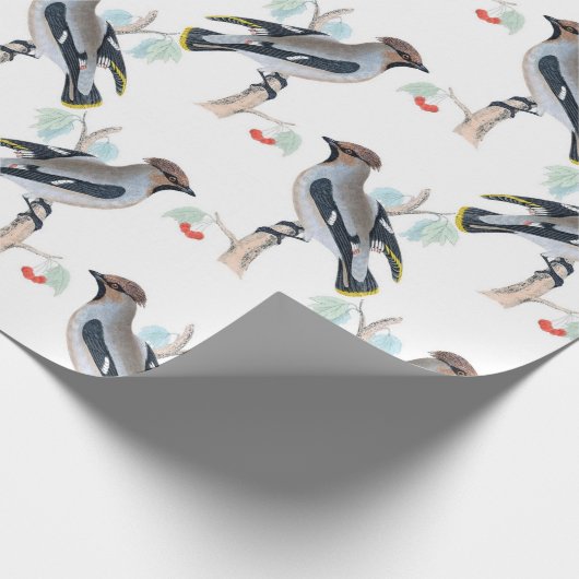  vogelplukpapier cadeaupapier (Hoek)