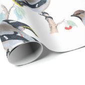  vogelplukpapier cadeaupapier (Rol Hoek)