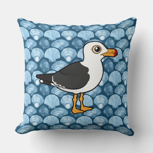 vogelpootmeeuw kussen (Voorkant)