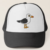 vogelpootmeeuw trucker pet (Voorkant)