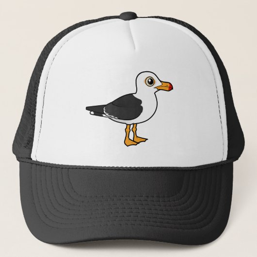 vogelpootmeeuw trucker pet (Voorkant)