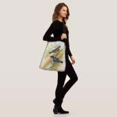  vogelprint crossbody tas (Op model)