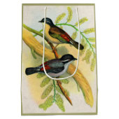  vogelprint medium cadeauzakje (Achterkant)