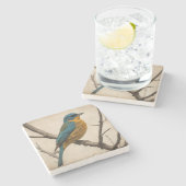  Vogelprint Stenen Onderzetter (Zijkant)