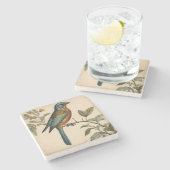  Vogelprint Stenen Onderzetter (Zijkant)