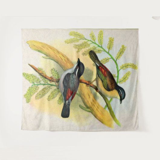  vogelprint wandkleed (Voorkant (horizontaal))