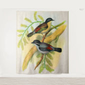 vogelprint wandkleed (Voorkant)