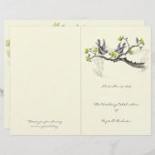  vogelprogramma en grijs weddenschap (Voorkant / Achterkant)