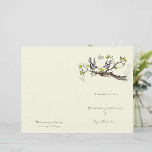  vogelprogramma en grijs weddenschap (Staand voorkant)