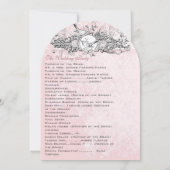 vogelprogramma met muzikale scrollbrouwerij kaart (Achterkant)