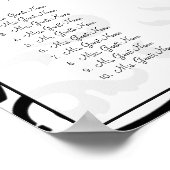  vogelpruimen Zittingsgrafiek 12 Tabellen Poster (Hoek)